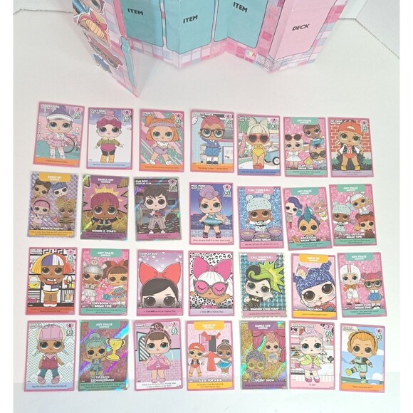 L.O.L. Surprise! LOL Surprise DANCE OFF! Card Game Lot 70 Cards, Tokens & Poster - Picture 3 of 8